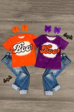 "BOO" Short Sleeve Top