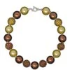 Brown & Gold Bubblegum Necklace -Children's boutique clothing brown gold bubblegum necklace accessory sparkle in pink 108848