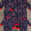 Candy Cane Onesie Family Pajamas - AND PET BANDANA! 1 Candy Cane Onesie Family Pajamas - AND PET BANDANA! -Children's boutique clothing candy cane onesie family pajamas and pet bandana pajamas sparkle in pink 896895