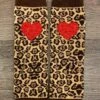 Cheetah Heart Leg Warmers