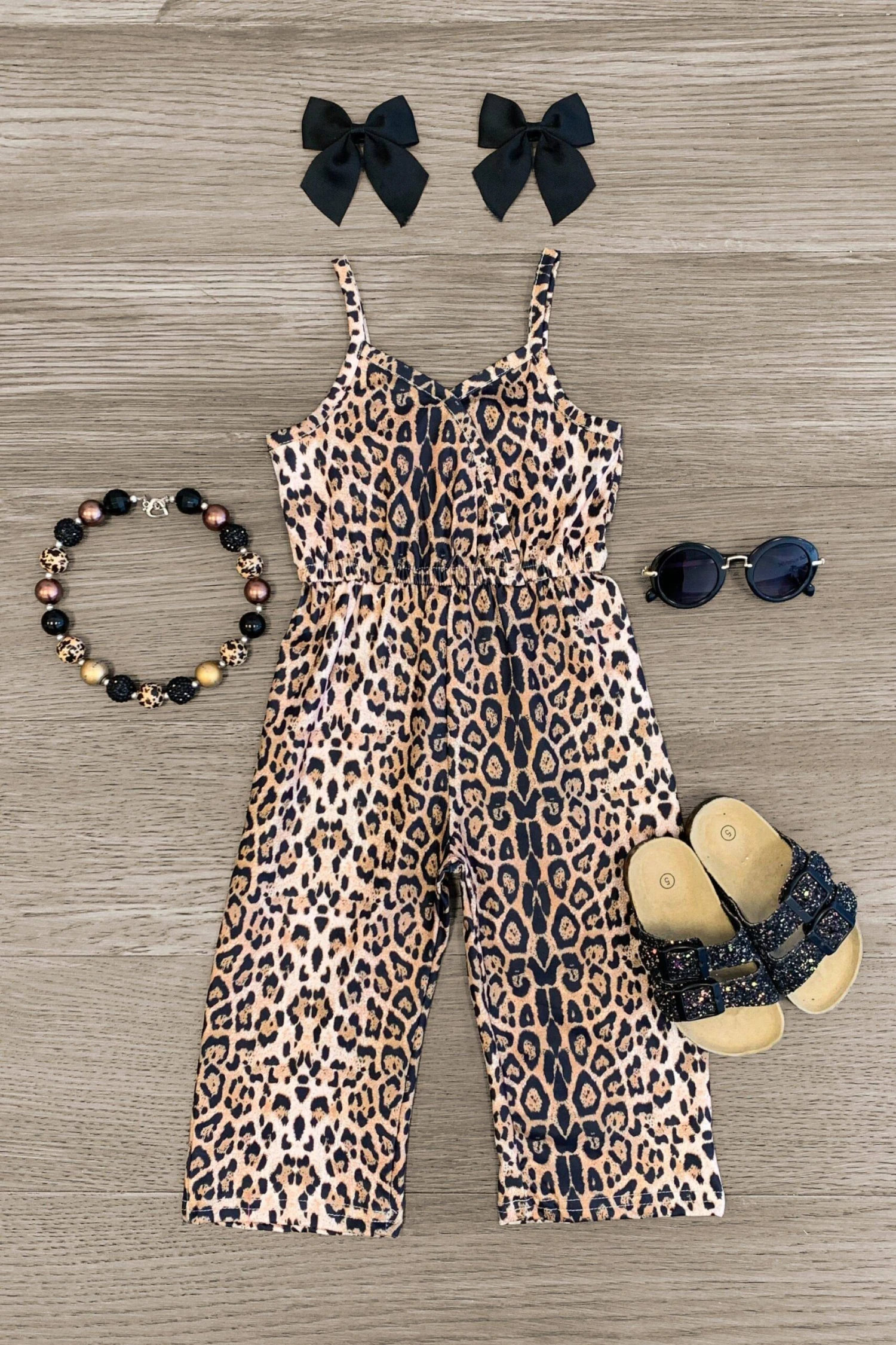 Cheetah Sleeveless Jumpsuit 3 Cheetah Sleeveless Jumpsuit