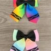 Crayon Trendy Bows - RAINBOW! -Children's boutique clothing crayon trendy bows rainbow accessory sparkle in pink 884607