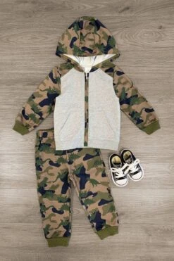 Dino Camo Lounge Hoodie Set