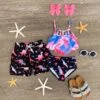 Dinosaurs Stars & Tie Dye Swimsuit - Boy & Girl! -Children's boutique clothing dinosaurs stars tie dye swimsuit boy girl swimsuit sparkle in pink 28823230578762