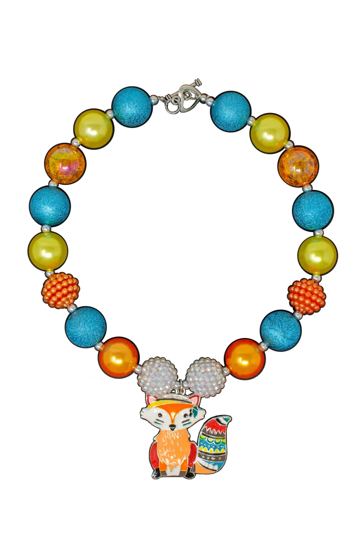 Fall Fox Bubblegum Necklace 4 Fall Fox Bubblegum Necklace - Image 2