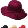 Felt Floppy Wide Brim Hat -Children's boutique clothing felt floppy wide brim hat accessory sparkle in pink 28603967504458