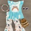 "Follow The Rainbows" Bell Bottom Set 2 "Follow The Rainbows" Bell Bottom Set -Children's boutique clothing follow the rainbows bell bottom set outfit sparkle in pink 28526518337610