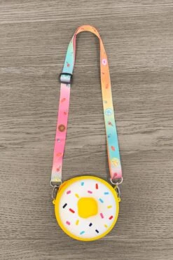 Frosted Donut Purse -Children's boutique clothing frosted donut purse many colors accessory sparkle in pink 409689