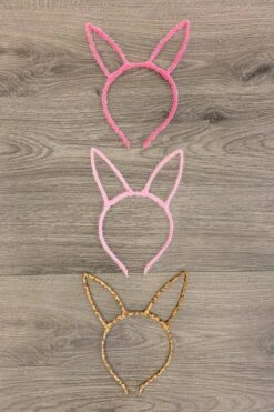 Fuzzy Sparkle Bunny Ears