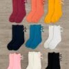 Girls' Bow Socks -Children's boutique clothing girls bow socks many colors footwear sparkle in pink 15173318836298 1e8abef1 6d3f 41eb ace4 cf5fc1baff01