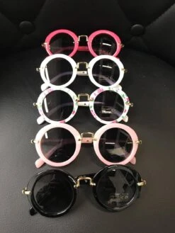 Girls Round Eye Sunnies -Children's boutique clothing girls round eye sunnies many colors accessory sparkle in pink 13924379787338