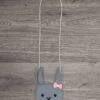 Gray Rabbit Purse