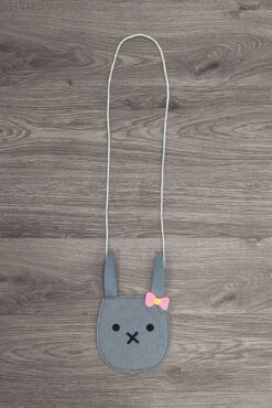 Gray Rabbit Purse