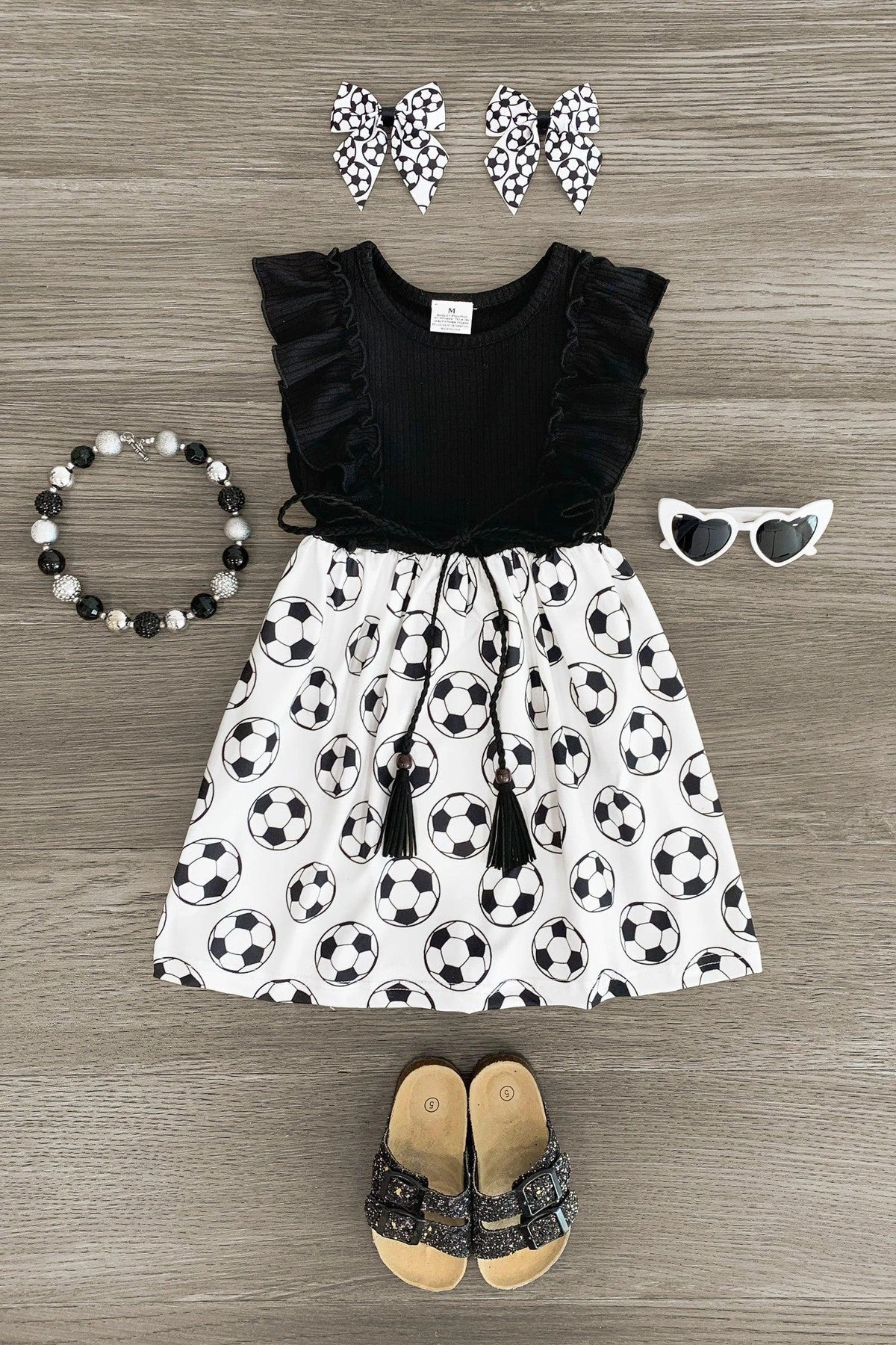 Black & White Soccer Dress 3 Black & White Soccer Dress