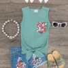 Jade & Floral Denim Short Set 2 Jade & Floral Denim Short Set -Children's boutique clothing jade floral denim short set outfit sparkle in pink 13925971886154