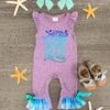 "Kinda Salty About Not Being A Mermaid" Romper -Children's boutique clothing kinda salty about not being a mermaid romper baby sparkle in pink 368562