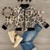 Leopard Sequin Bomber Jacket -Children's boutique clothing leopard sequin bomber jacket jacketvest sparkle in pink 945812