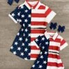Mom & Me - American Flag Button Up Dress -Children's boutique clothing mom me american flag button up dress mom me sparkle in pink 29149792272458