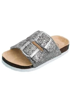 Mom & Me - Birkley Sandals -Children's boutique clothing mom me birkley sandals silver glitter footwear sparkle in pink 14754541240394 a9b556cd f23c 4efe 80b0 a9be447f1071