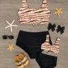 Mom & Me - Black & Tiger Striped Bikini 2 Mom & Me - Black & Tiger Striped Bikini -Children's boutique clothing mom me black tiger striped bikini mom me sparkle in pink 880976