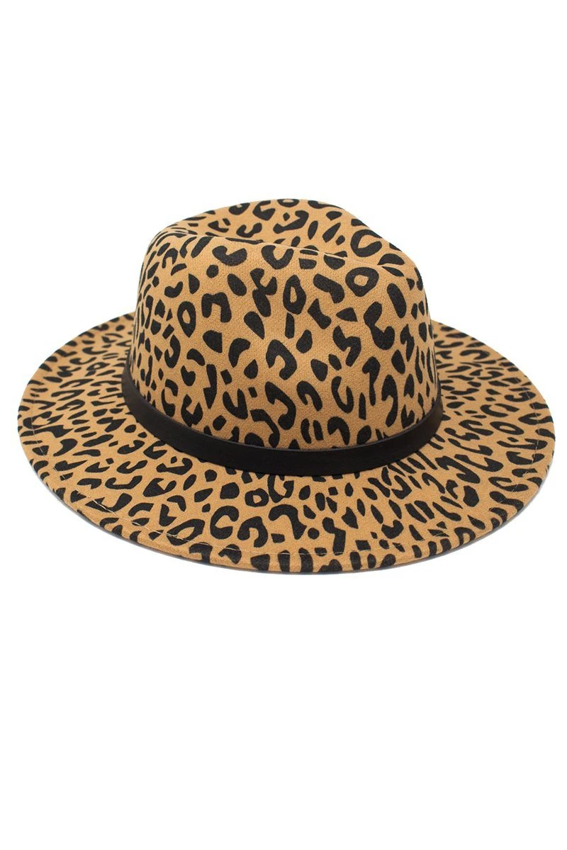 Mom & Me - Cheetah Felt Brim Hats 6 Mom & Me - Cheetah Felt Brim Hats - Image 4