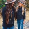Mom & Me - Cheetah Felt Brim Hats -Children's boutique clothing mom me cheetah felt brim hats many colors accessory sparkle in pink 28604259303498