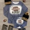Mom & Me - "Classy Until Kickoff" Knot Top -Children's boutique clothing mom me classy until kickoff knot top mom me sparkle in pink 248310