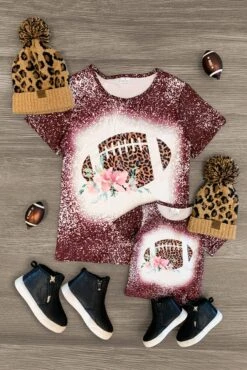 Mom & Me - Floral Football Top