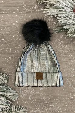 Mom & Me - Metallic Sparkle In Pink Beanies -Children's boutique clothing mom me metallic sparkle in pink beanies many colors accessory sparkle in pink 426103