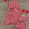 Mom & Me - Red White & Blue Striped Dress -Children's boutique clothing mom me red white blue striped dress mom me sparkle in pink 474832