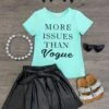 "More Issues Than Vogue" Pleather Skirt Set 2 "More Issues Than Vogue" Pleather Skirt Set -Children's boutique clothing more issues than vogue pleather skirt set skirt set sparkle in pink 14337048379466