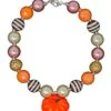 Multi-Color Pumpkin Bubblegum Necklace -Children's boutique clothing multi color pumpkin bubblegum necklace accessory sparkle in pink 483355