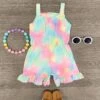 Pastel Tie Dye Tank Romper