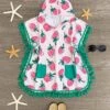 Pink & Green Strawberry Swimsuit Cover Up 2 Pink & Green Strawberry Swimsuit Cover Up -Children's boutique clothing pink green strawberry swimsuit cover up swimsuit sparkle in pink 29149829922890