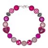 Pink Hearts Bubblegum Necklace