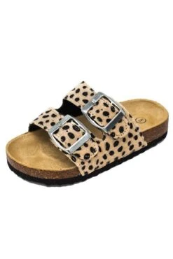 Patterned Birkley Sandals -Children's boutique clothing polka dot birkley sandal