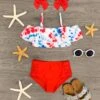 Red, White & Blue Tie Dye Swimsuit Set 1 Red, White & Blue Tie Dye Swimsuit Set -Children's boutique clothing red white blue tie dye swimsuit set swimsuit sparkle in pink 250932