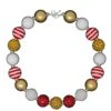 Red, White, & Gold Bubblegum Necklace -Children's boutique clothing red white gold bubblegum necklace accessory sparkle in pink 554900