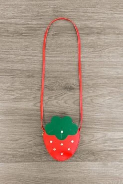 Rhinestone Strawberry Purse