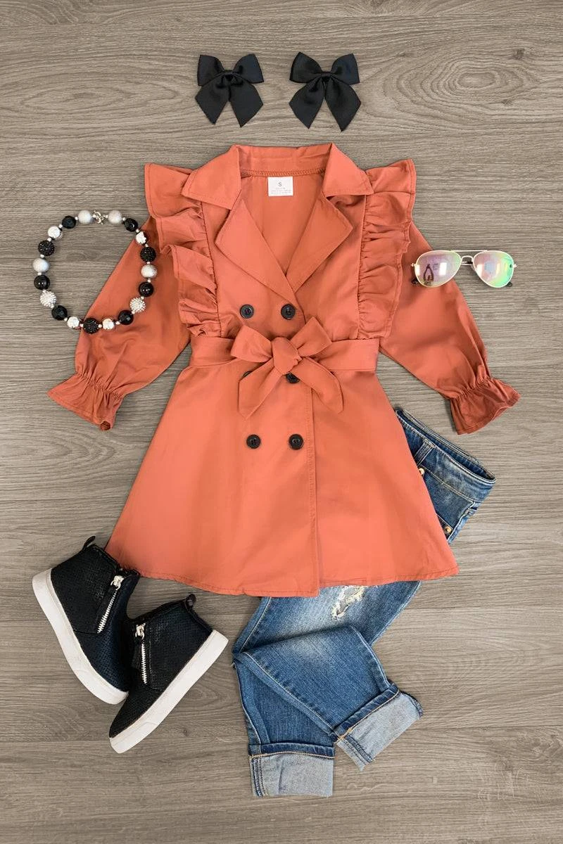 Rust Trench Coat 3 Rust Trench Coat