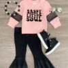 "Sassy Little Soul" Denim Bell Bottom Set