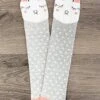 Sleepy Bunny Polka Dot Socks -Children's boutique clothing sleepy bunny polka dot socks footwear sparkle in pink 14130132123722