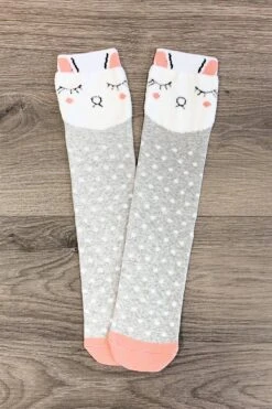 Sleepy Bunny Polka Dot Socks