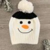 Snowman Beanie 1 Snowman Beanie -Children's boutique clothing snowman beanie accessory sparkle in pink 114137