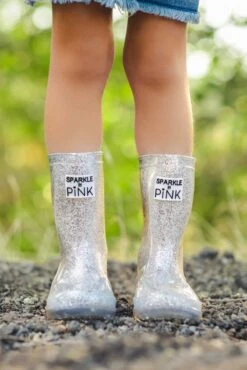 Sparkle In Pink Premium Glitter Boots -Children's boutique clothing sparkle in pink premium exclusive boots glitter silver footwear sparkle in pink 15123758940234 48343f61 b2e6 4a2d 9038 d9d1f0a48dca