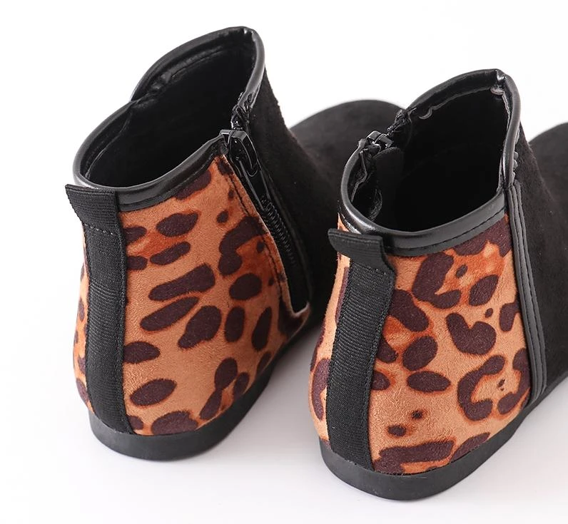 Split Cheetah Black Suede Booties 5 Split Cheetah Black Suede Booties - Image 3