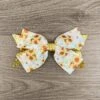 Sunflower Glitter Bow -Children's boutique clothing sunflower glitter bow accessory sparkle in pink 29149944315978