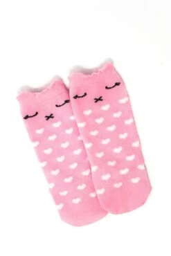 Trendy Pink Bunny Socks