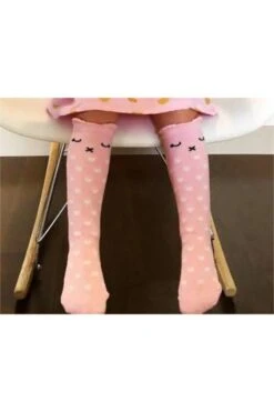 Trendy Pink Bunny Socks -Children's boutique clothing trendy pink bunny socks footwear sparkle in pink 28603247886410