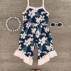 Tropical Toucan Ruffle Romper -Children's boutique clothing tropical toucan ruffle romper romper sparkle in pink 28783773810762